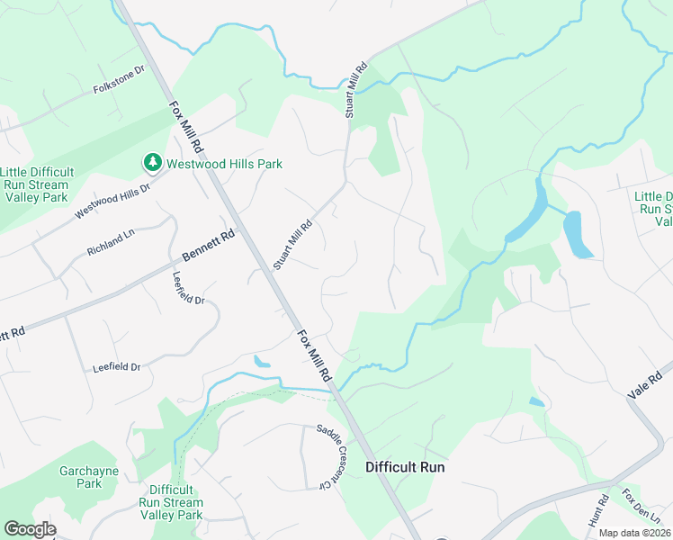 map of restaurants, bars, coffee shops, grocery stores, and more near 2912 Fox Mill Manor Drive in Oakton
