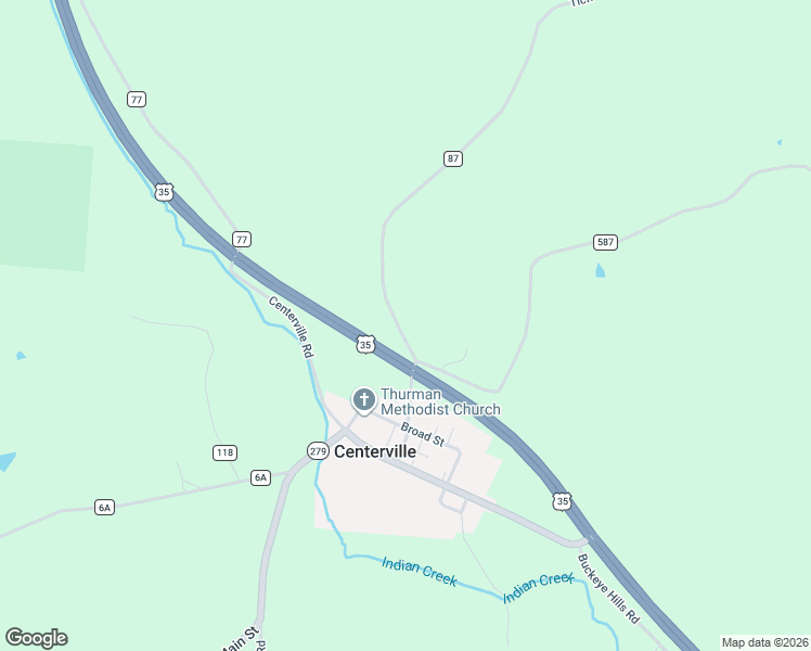 map of restaurants, bars, coffee shops, grocery stores, and more near 248 Tick Ridge Road in Vinton