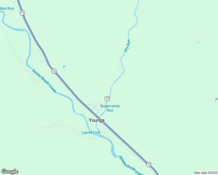 map of restaurants, bars, coffee shops, grocery stores, and more near 259 Dry Run Road in Otway