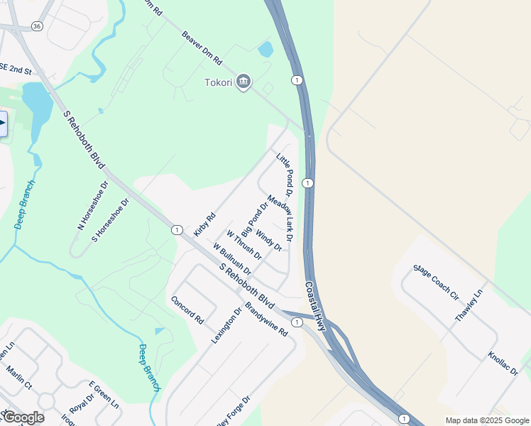 map of restaurants, bars, coffee shops, grocery stores, and more near 6 Lenape Lane in Milford