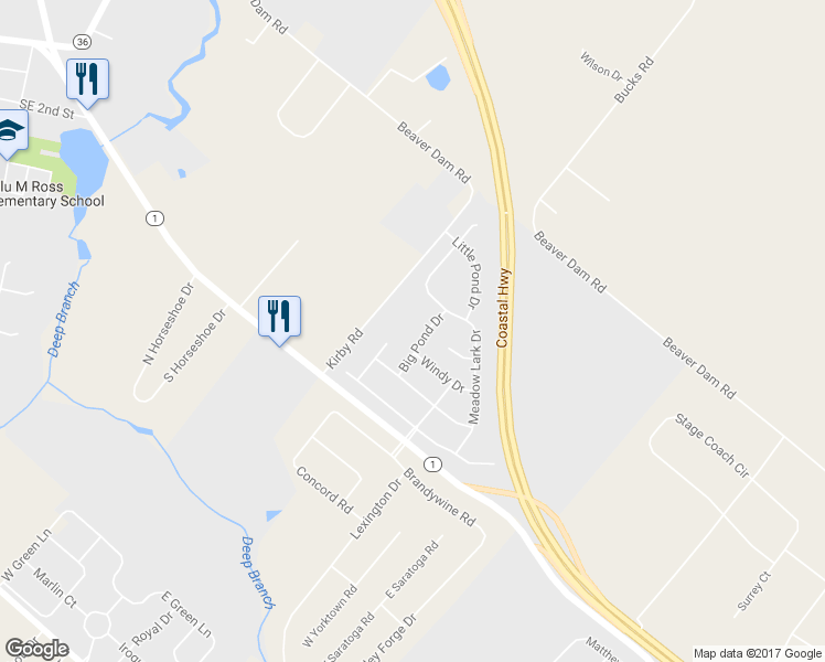 map of restaurants, bars, coffee shops, grocery stores, and more near 9 Big Pond Drive in Milford