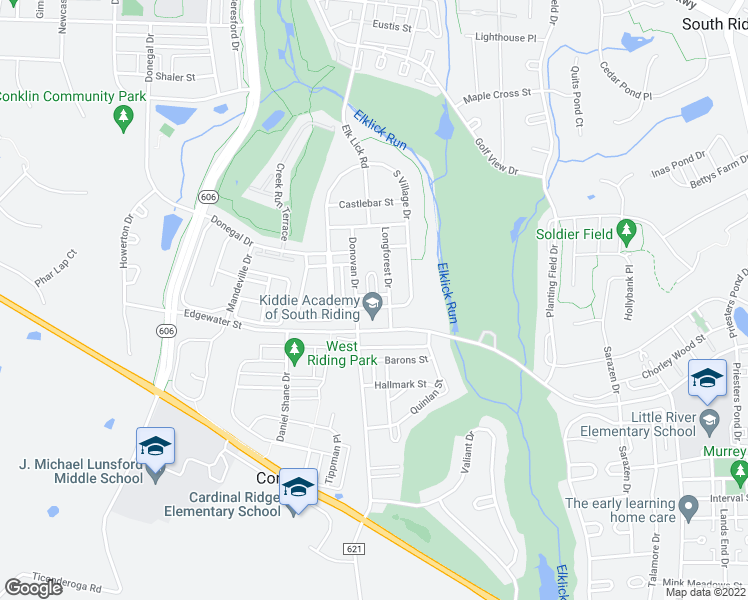 map of restaurants, bars, coffee shops, grocery stores, and more near 25837 Mews Terrace in Chantilly