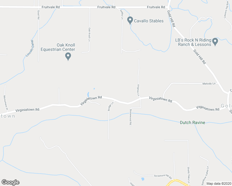 map of restaurants, bars, coffee shops, grocery stores, and more near 5705 Virginiatown Road in Newcastle