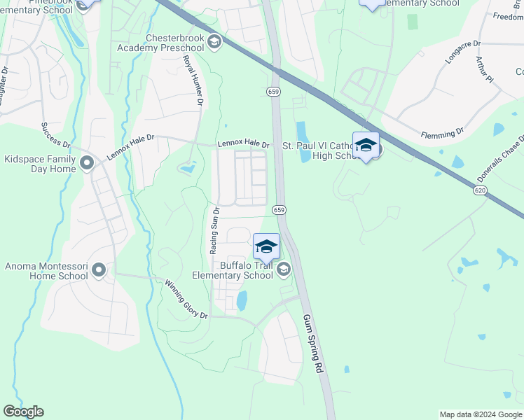 map of restaurants, bars, coffee shops, grocery stores, and more near 25838 Clairmont Manor Square in Aldie
