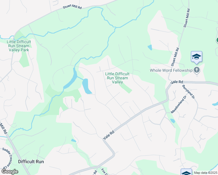 map of restaurants, bars, coffee shops, grocery stores, and more near 2721 Clarkes Landing Drive in Oakton