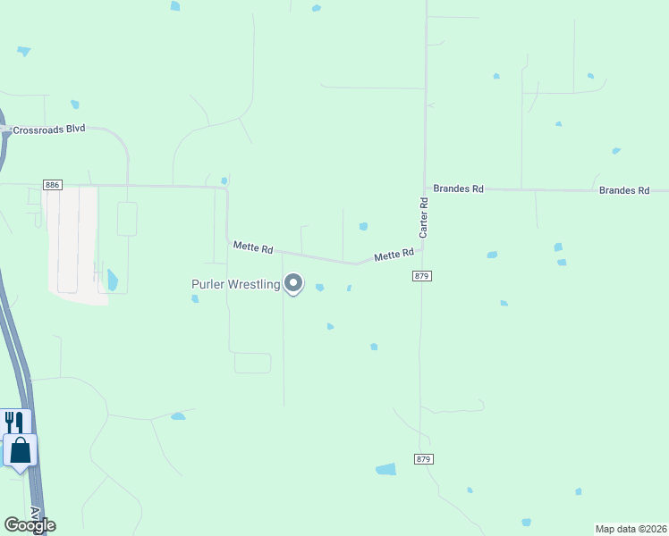 map of restaurants, bars, coffee shops, grocery stores, and more near 4860 Mette Road in Moscow Mills