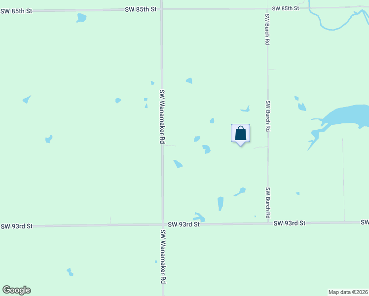 map of restaurants, bars, coffee shops, grocery stores, and more near 9020 Southwest Wanamaker Road in Wakarusa