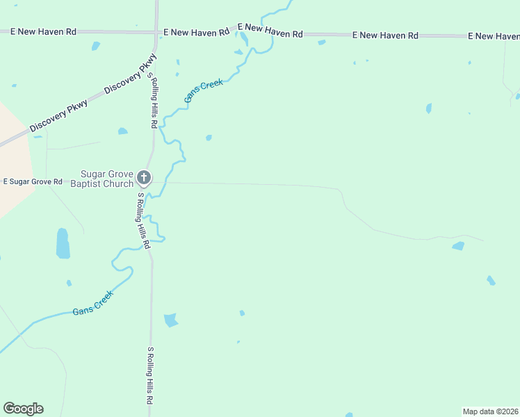 map of restaurants, bars, coffee shops, grocery stores, and more near 6311 East Sugar Grove Road in Columbia