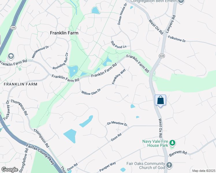 map of restaurants, bars, coffee shops, grocery stores, and more near 3292 Willow Glen Drive in Herndon