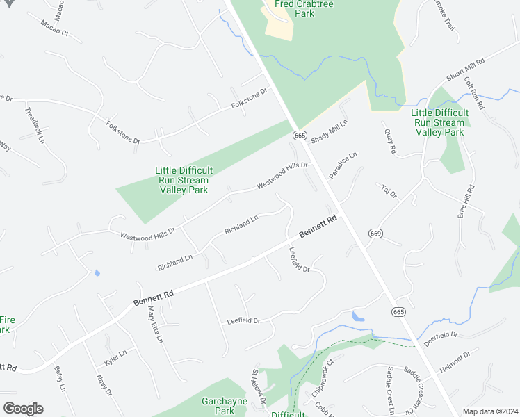 map of restaurants, bars, coffee shops, grocery stores, and more near 11920 Richland Lane in Herndon