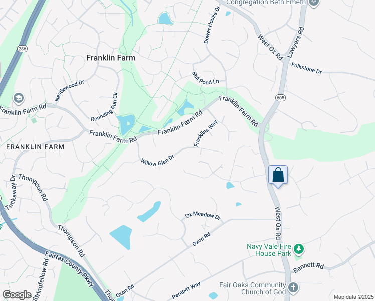 map of restaurants, bars, coffee shops, grocery stores, and more near 3292 Willow Glen Drive in Herndon