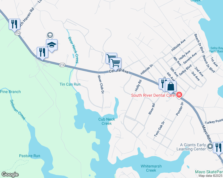 map of restaurants, bars, coffee shops, grocery stores, and more near in Edgewater
