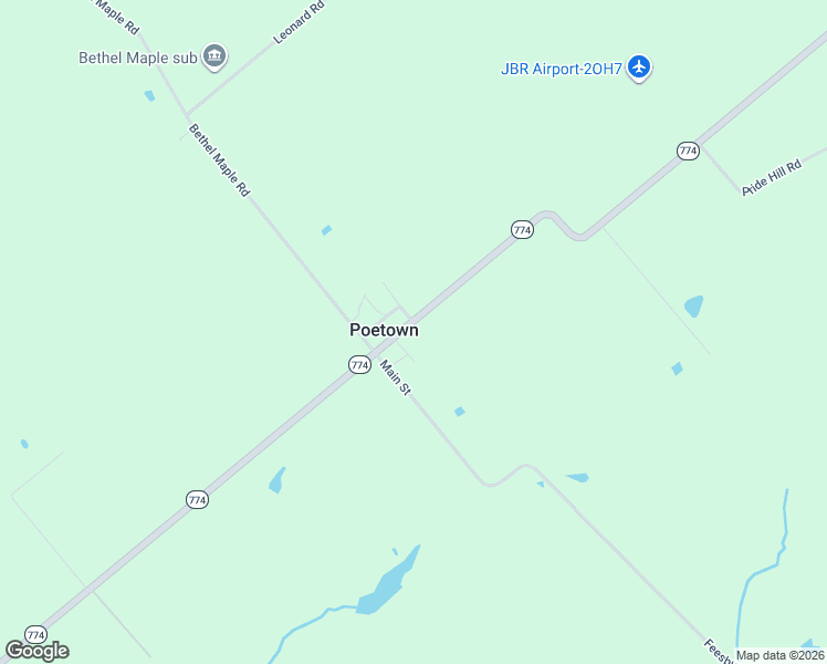 map of restaurants, bars, coffee shops, grocery stores, and more near 9680 Ohio 774 in Hamersville