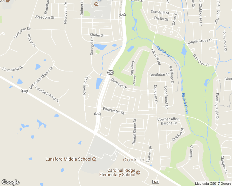 map of restaurants, bars, coffee shops, grocery stores, and more near 25776 Kaiser Place in Chantilly