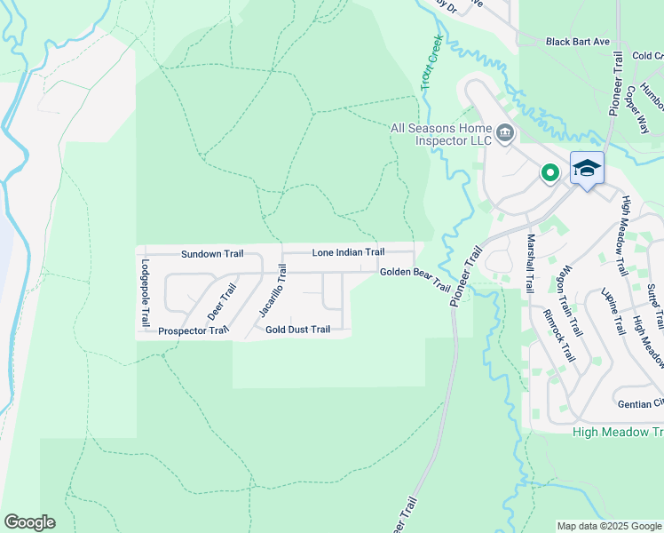 map of restaurants, bars, coffee shops, grocery stores, and more near 1177 Golden Bear Trail in South Lake Tahoe