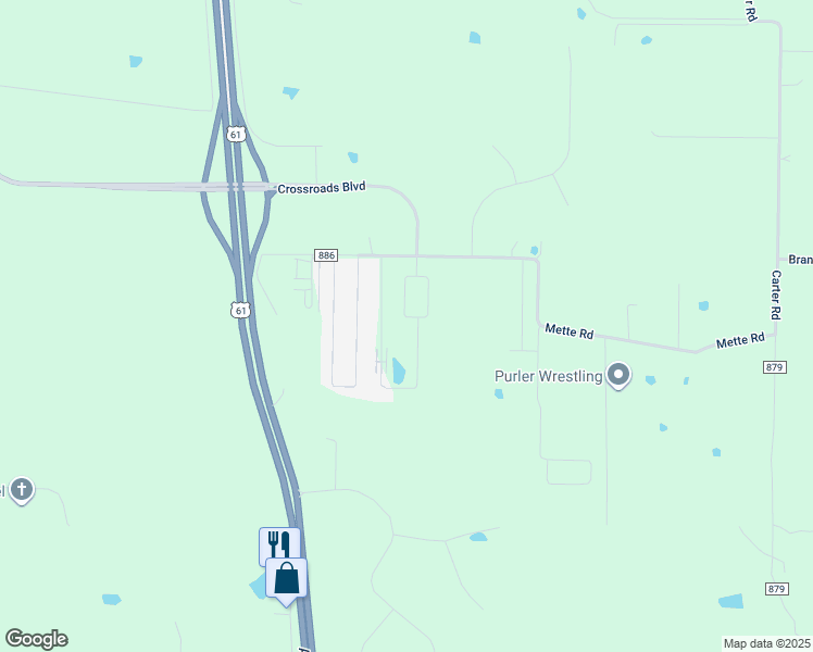 map of restaurants, bars, coffee shops, grocery stores, and more near 177 Killdeer Circle in Moscow Mills