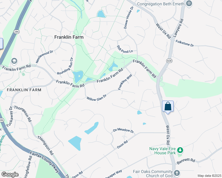 map of restaurants, bars, coffee shops, grocery stores, and more near 3291 Willow Glen Drive in Herndon