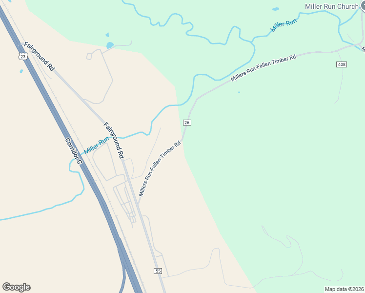 map of restaurants, bars, coffee shops, grocery stores, and more near 330 Millers Run-Fallen Timber Road in Lucasville