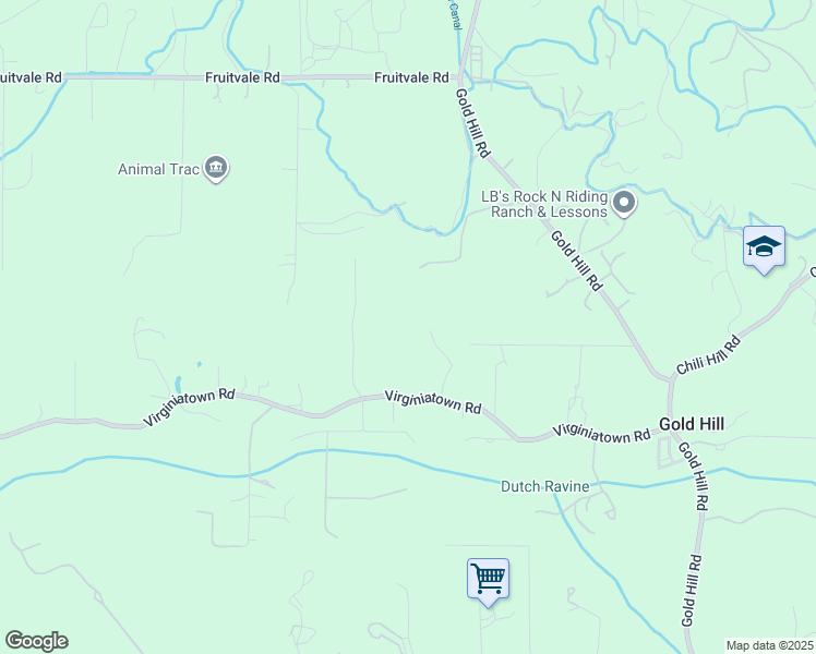 map of restaurants, bars, coffee shops, grocery stores, and more near 1240 Virginia Lane in Newcastle