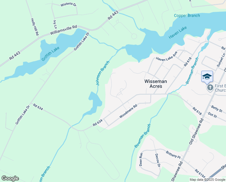 map of restaurants, bars, coffee shops, grocery stores, and more near 1 Victoria Drive in Milford