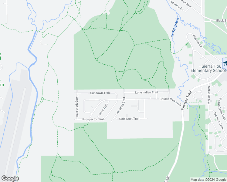 map of restaurants, bars, coffee shops, grocery stores, and more near 1113 Sundown Trail in South Lake Tahoe
