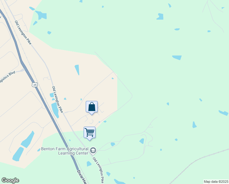 map of restaurants, bars, coffee shops, grocery stores, and more near 505 Innovation Way in Walton