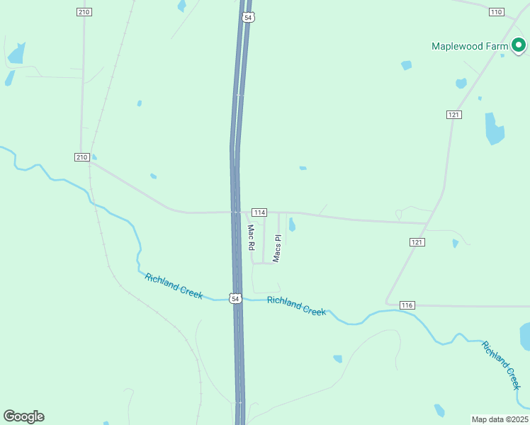 map of restaurants, bars, coffee shops, grocery stores, and more near 5733 County Route 114 in Fulton