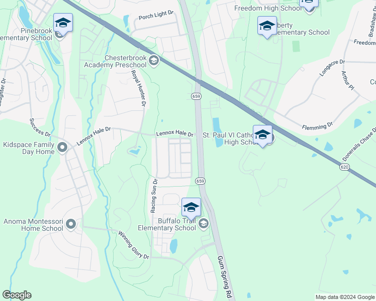 map of restaurants, bars, coffee shops, grocery stores, and more near 25751 Clairmont Manor Square in Aldie