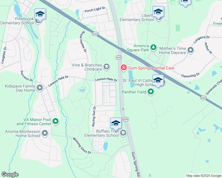 map of restaurants, bars, coffee shops, grocery stores, and more near 25756 Double Bridle Terrace in Aldie