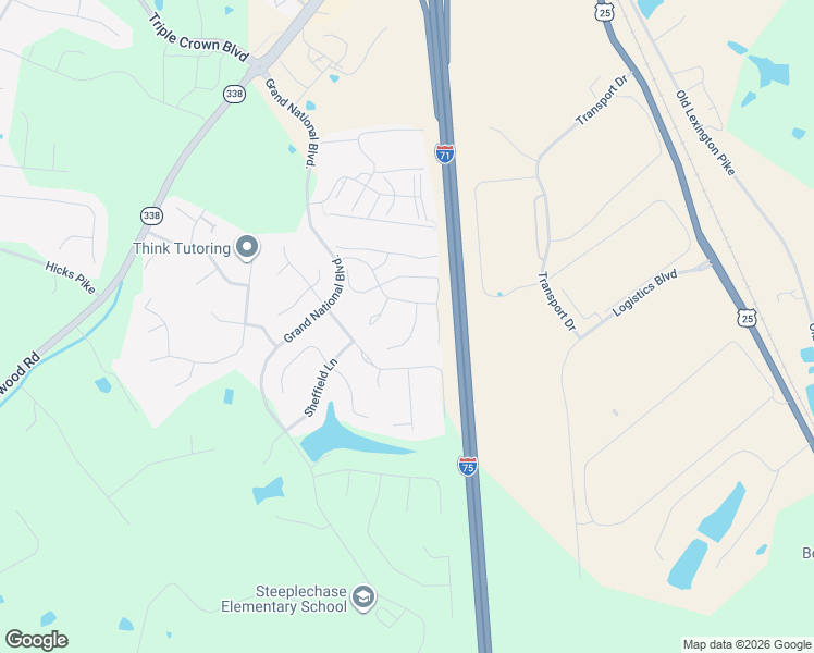 map of restaurants, bars, coffee shops, grocery stores, and more near 657 Radnor Lane in Walton