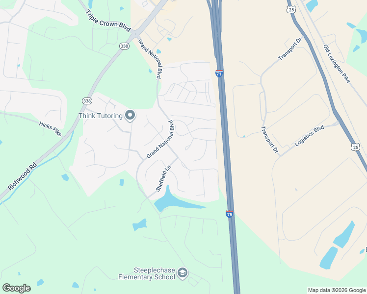 map of restaurants, bars, coffee shops, grocery stores, and more near 837 Foinavon Lane in Walton