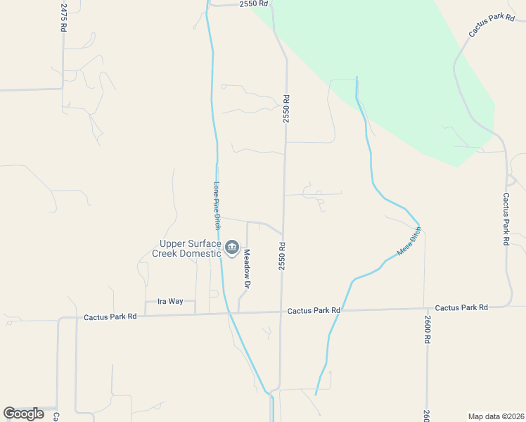map of restaurants, bars, coffee shops, grocery stores, and more near 25379 Lone Pine Road in Cedaredge