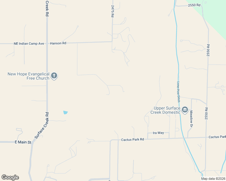 map of restaurants, bars, coffee shops, grocery stores, and more near 17826 Hanson Road in Cedaredge