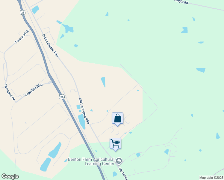map of restaurants, bars, coffee shops, grocery stores, and more near 500 Innovation Way in Walton