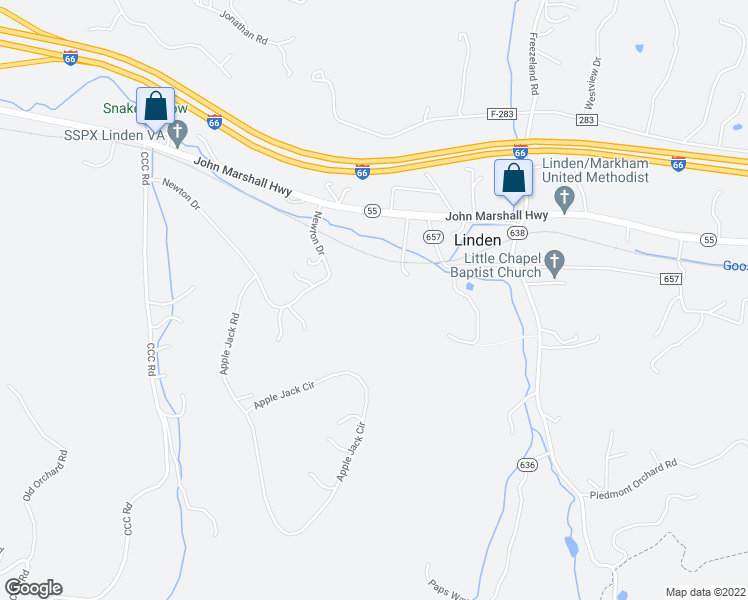 map of restaurants, bars, coffee shops, grocery stores, and more near 116 Station Lane in Linden