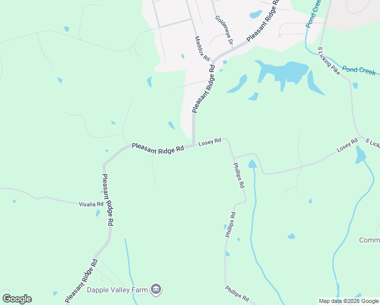 map of restaurants, bars, coffee shops, grocery stores, and more near 10707 Pleasant Ridge Road in Alexandria