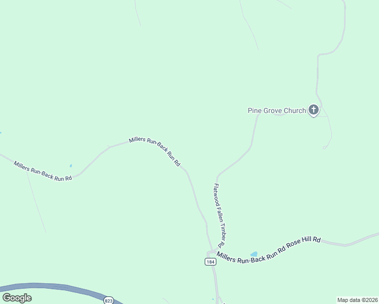 map of restaurants, bars, coffee shops, grocery stores, and more near 1533A Millers Run-Back Run Road in Lucasville