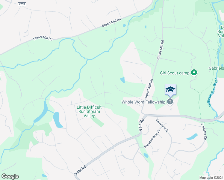 map of restaurants, bars, coffee shops, grocery stores, and more near 11312 Timberline Drive in Oakton