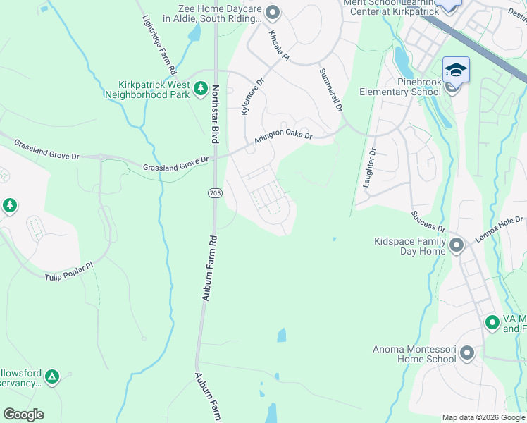 map of restaurants, bars, coffee shops, grocery stores, and more near 41486 Carriage Horse Drive in Aldie