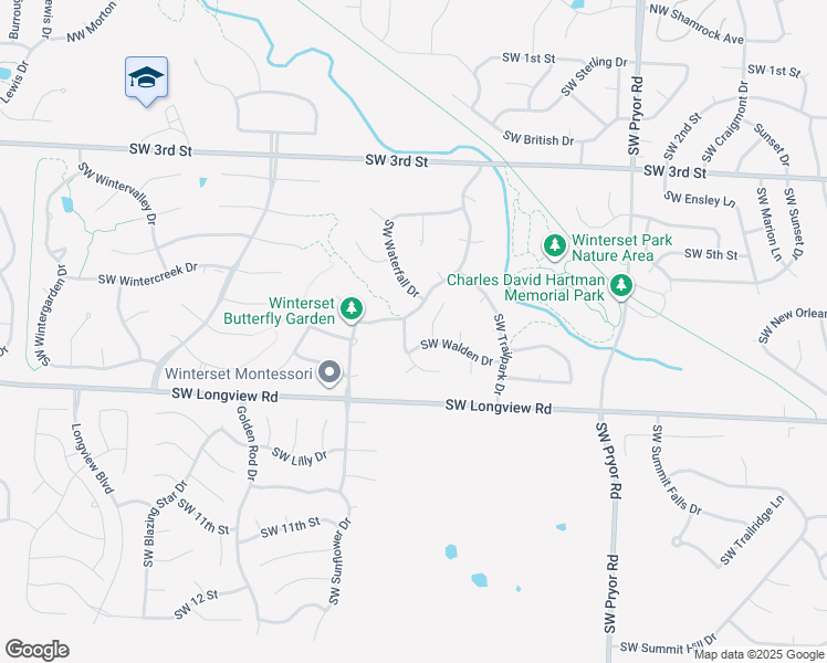 map of restaurants, bars, coffee shops, grocery stores, and more near 705 Southwest Cutter Lane in Lee's Summit