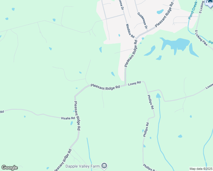 map of restaurants, bars, coffee shops, grocery stores, and more near 10778 Pleasant Ridge Rd in Alexandria