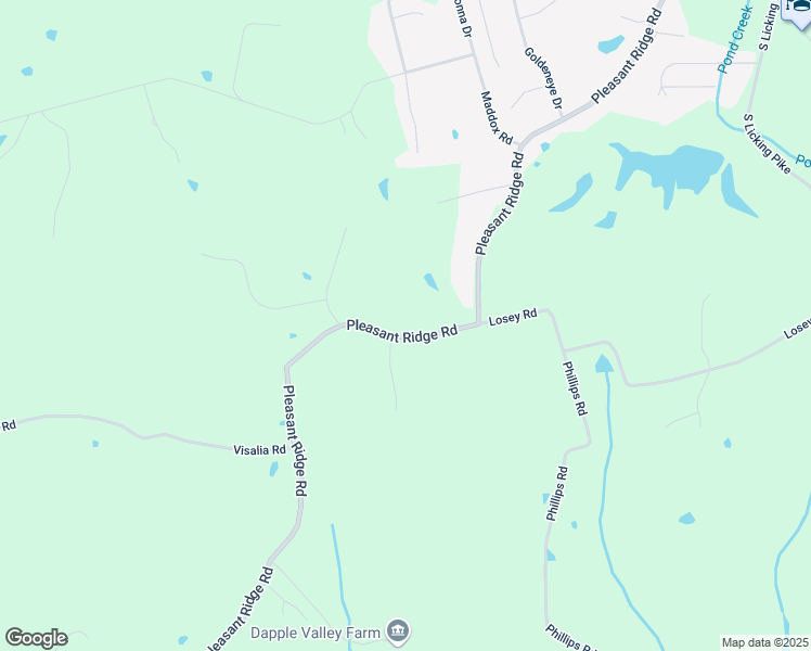map of restaurants, bars, coffee shops, grocery stores, and more near 10778 Pleasant Ridge Road in Alexandria