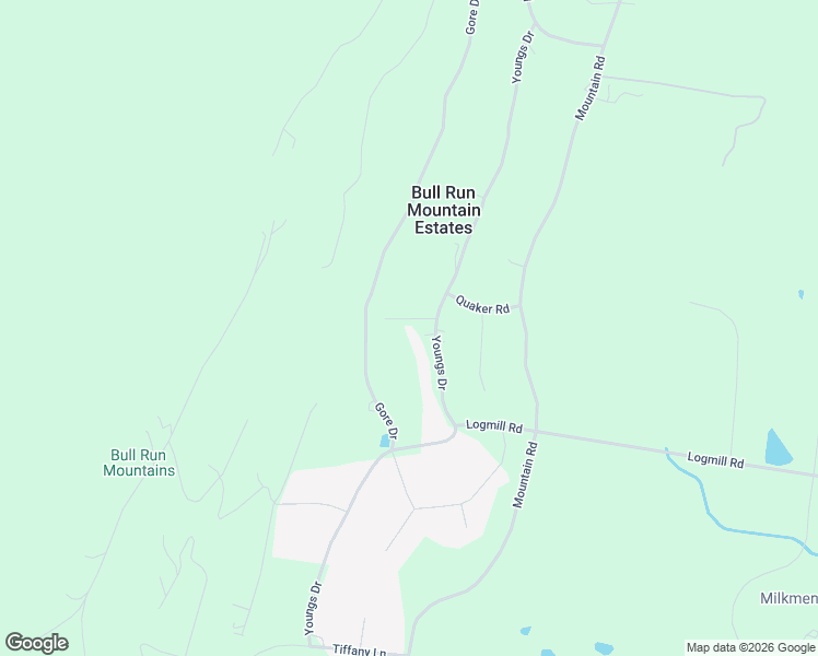 map of restaurants, bars, coffee shops, grocery stores, and more near 2400 Youngs Drive in Haymarket