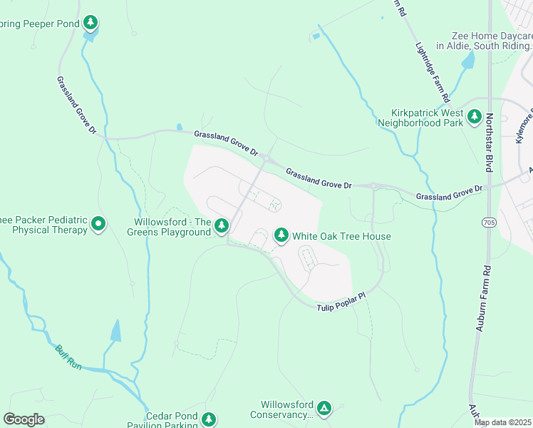 map of restaurants, bars, coffee shops, grocery stores, and more near 41043 Rolling Pasture Lane in Aldie