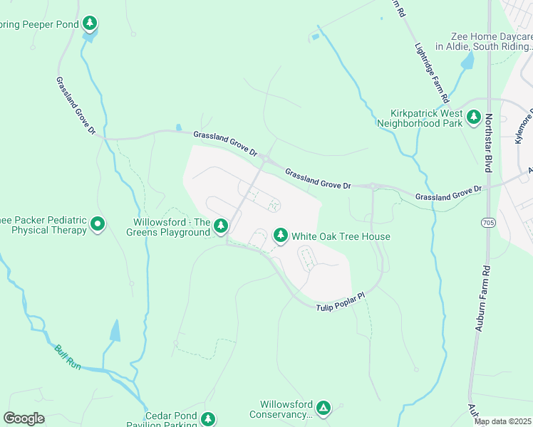 map of restaurants, bars, coffee shops, grocery stores, and more near 41043 Rolling Pasture Lane in Aldie