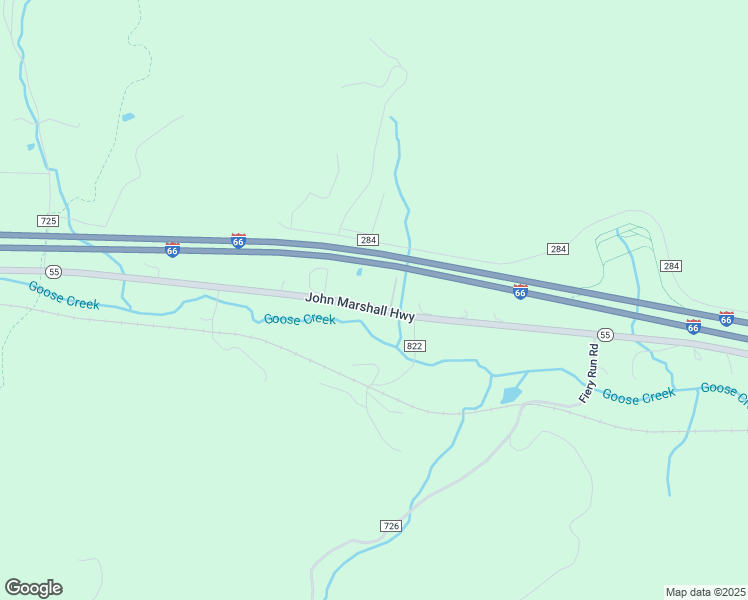 map of restaurants, bars, coffee shops, grocery stores, and more near 12564 John Marshall Highway in Linden