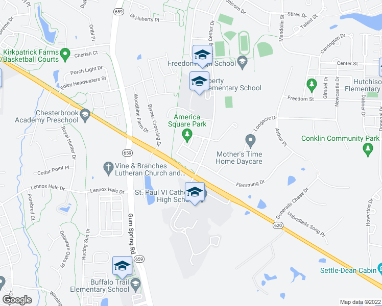 map of restaurants, bars, coffee shops, grocery stores, and more near 42329 Capital Terrace in Chantilly