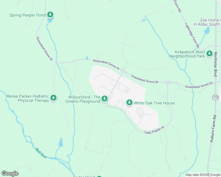 map of restaurants, bars, coffee shops, grocery stores, and more near 40982 White Clover Lane in Stone Ridge
