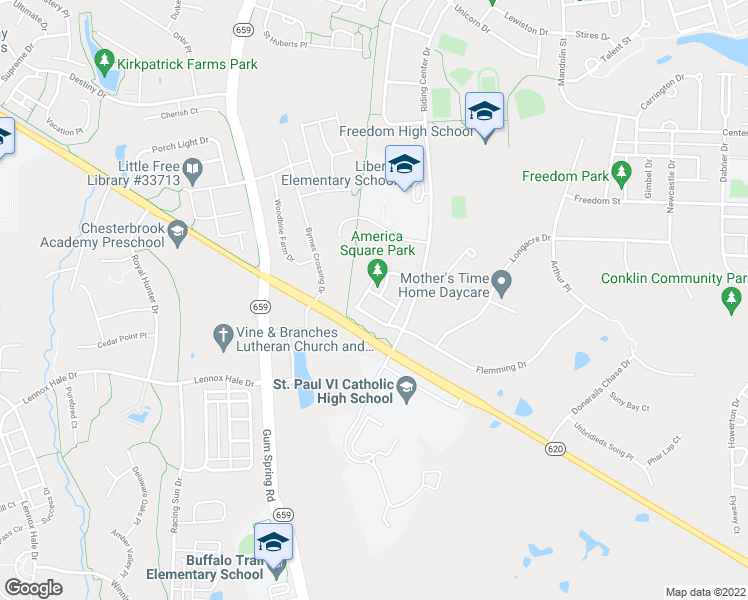 map of restaurants, bars, coffee shops, grocery stores, and more near 42319 Capital Terrace in Chantilly
