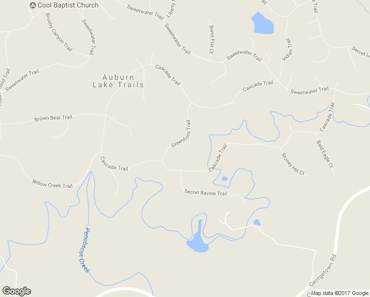 map of restaurants, bars, coffee shops, grocery stores, and more near 2247 Greenhorn Trail in Cool